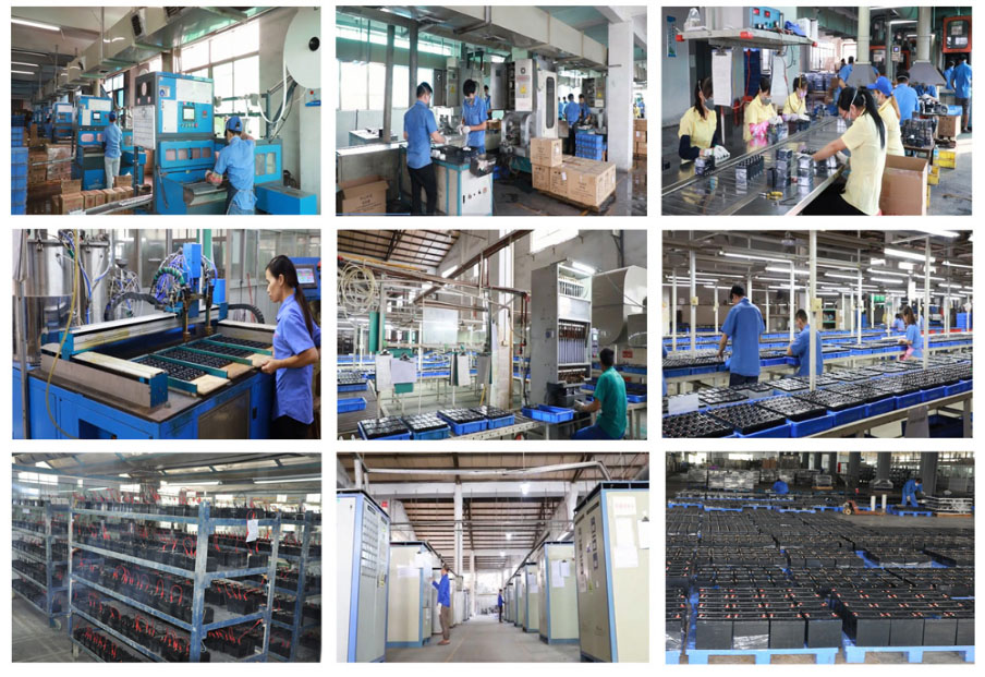 Gel battery factory