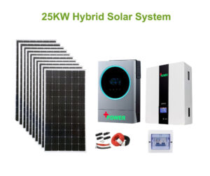 25KW hybrid solar system